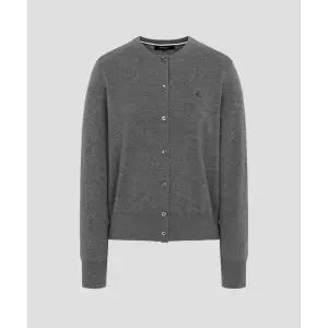 매장정품 빈폴 BEANPOLE LADIES [Essential] 코튼 라운드넥 가디건 카디건 애쉬 (BF615AE014) BF615AE014 7