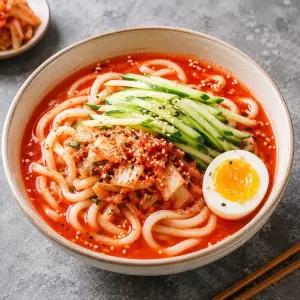 김치말이 사누끼 우동세트/사누끼우동200g10인분+김치말이육수10봉