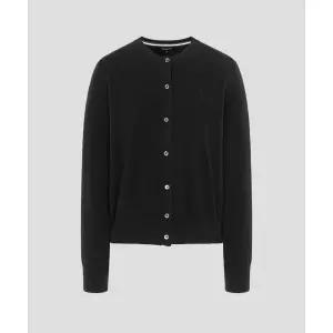 매장정품 빈폴 BEANPOLE LADIES [Essential] 코튼 라운드넥 가디건 카디건 블랙 (BF615AE015) BF615AE015 7