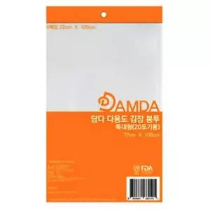 [콩심팥심]DAMDA 특대형 김장비닐 72cmX105cmX5매입 비닐봉투 공구보관백