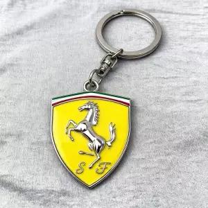 페라리 F F80 SF90 스트라달레 SF90스파이더 296 GTB GTS 자동차 스타일링 키체인 액세서리용 금속 키링