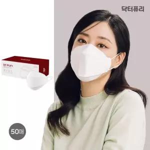 [NS홈쇼핑]닥터퓨리 KF80 뉴에스 미세먼지 황사마스크 50매 번들 입체 마스크..[35805344]
