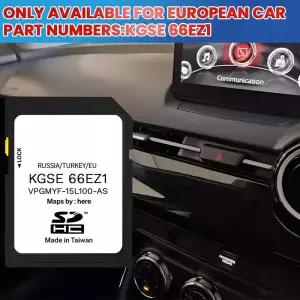 Mazda/3/6 CX3/CX5/CX9/MX5 SKYACTIV CONNECT 7 네비게이션 SD 카드 지도 업데이트KGSE66EZ 용 2024 GPS