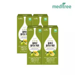 메디트리 순유기농 올레샷 올리브 오일 레몬즙 4박스 엑스트라버진 공복 냉압착 스틱