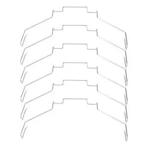 6PCS C 히트싱크 팬 버클 20mm PC 고정 클립 컴퓨터 메인보드 라디에이터 와이어 상부 후크