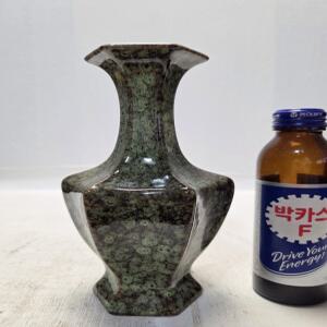개인수집품 희귀 철화 소형 화병 높이17cm무게316g 단초마을 골동품/수집품/도자기