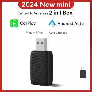 XUDA 2 in AI Box 미니 유선 무선 Carplay 및 Android Auto는 자동차 플러그 앤 플레이 스마트 동글의 99와