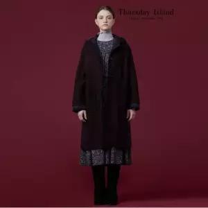 써스데이아일랜드 [Thursday Island] 퀼팅 블록 체크 코트 T238MCT257W)