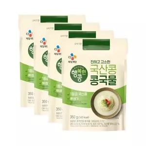 [신세계라이브쇼핑]CJ제일제당 행복한콩 콩국물350g x4개