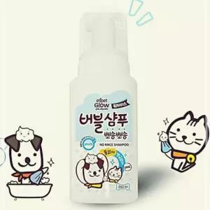 240ml 고양이 강아지 샴푸 워터리스 버블 드라이 MWFFNRQ7