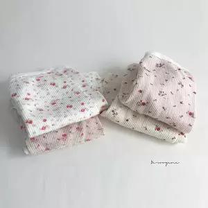 예루예나여아 3부 속바지 면 아일렛 꽃 주니어 2매