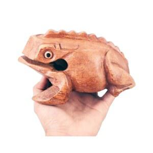 FROG GUIRO 나무 블록 악기 타악기 5CM 5CM 구이로 16 완벽한 사이즈 16