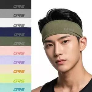 제코 GRS 아이스 메쉬 헤어밴드 스포츠 땀흡수 골프 러닝 테니스 10종 H