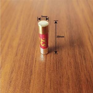 1개 고급 HIFI 금도금 실버 캡 나노 퓨즈 CD 오디오 앰프 튜브 디코더 슬로우 블로우 6x32mm 5x20mm