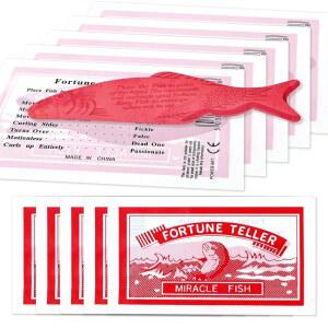 LE TOOTER FORTUNE TELLER MIRACLE FISH, 200팩 장난감 참신한 크리스마스용 행운의 - 마법적이고 물고기 점쟁이