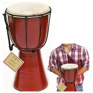 TOP DRUM DJEMBE는 로프 염소 가죽 커버 30 서클 위한 등을 5CM 12인치 스타일 연주하는 손으로 아프리카 고블릿 서아프리카 드럼 드럼 젬베 15