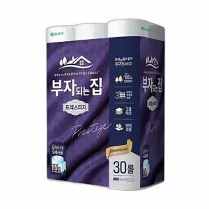 모나리자 부자되는집 프레스티지 프리미엄 3겹 30롤 40m
