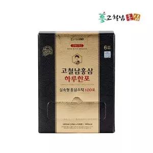 고철남홍삼 짜먹는 전체식 홍삼스틱 하루한포 실속형 100포