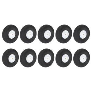 MECCANIXITY RC 비행기 바퀴 38MM /1.5인치 항공기 DIY 휠 모델 직경 팩 헬리콥터 스폰지 10개 교체용