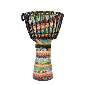 ENNBOM DJEMBE 경량 아프리카 드럼 패턴 핸드 4CM 초보자용 25 스티치 콩고 10인치 성인