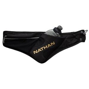 Nathan Peak Running 하이드레이션 허리 팩 벨트, 스피드 드로우 플라스크 물병, 535ml(18온스) /푸시 /풀 레이스 캡, 확장 가능한 지퍼 스트레치 포켓