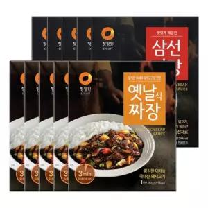 청정원 옛날짜장 180gX5개+삼선짜장180gX5개 (총10개)