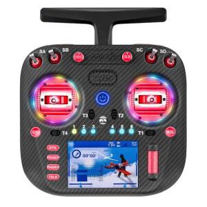 RADIOMASTER TX15 MAX 라디오 컨트롤러 2.4GHZ 드론 AG02 16 짐벌 터치 /자동차 송신기, /3.5인치 스크린, 채널 IPS EDGETX CNC /RC FPV 보트, 모드 홀 헬리콥터 2(레드) /멀티로터