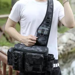 민물 바다 낚시용 루어 가방 힙색 다용도 3way 대용량 웨이스트백