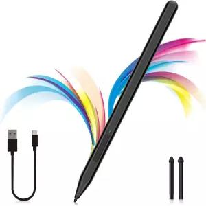 Microsoft Surface 0/9/9/8/X/7+/6/5/4용 스타일러스 펜 Go 4/3/2 Laptop5/Studio/Book 3/2 지우개 측면