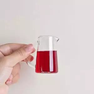 [콩심팥심]마카 유리잔 밀크저그 샷잔 시럽 소스잔 45ml 1P 시럽컵 시럽볼
