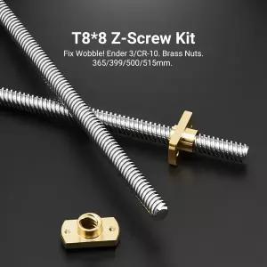 T8 x 8 Ender-3 V2 리드 스크류 Z축 로드 Ender3 CR-10 CR-10S Ender-6 CR-6 SE I3 3D 프린터용 황동 너트