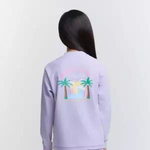 내셔널지오그래픽 키즈 K252URG650 반집업 그래픽 래쉬가드 LTEE LAVENDER 510838