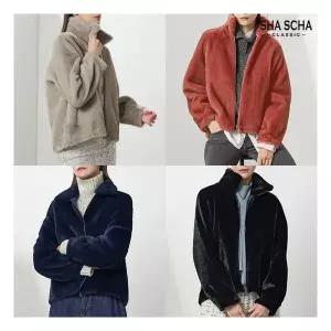 샤샤 홈쇼핑인기 리버서블 FAUX 밍크 자켓1295529