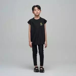 내셔널지오그래픽 키즈 K242UWL630 롱 레깅스 CARBONBLACK 511194