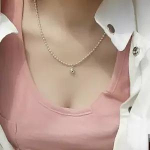 S5107 여성 8미리 볼 군번줄 목걸이 데일리 유니크 은목걸이 실버925 은목걸이 목걸이