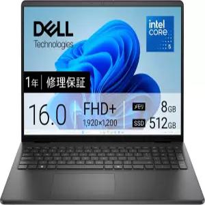 Dell 16 DC16250 16인치 인텔 CoreTM 5 프로세서 120U 노트북 8GB SSD512GB 윈도우 11 카본 블랙 다음