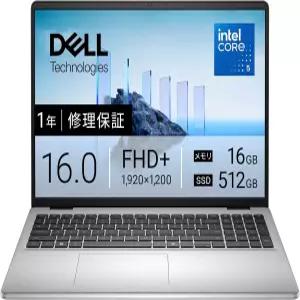 Dell 노트북 16 DC16250 인텔 코어 5 프로세서 120U 메모리 16GB SSD 윈도우 11 홈 플래티넘 실버 다음