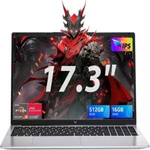 ACEMAGIC 노트북 AMD 4300U 최대 3.7GHz 4C4T 16GB+512GB PCIe3.0 SSD 풀 HD 1080P USB3.2x3 HDMI 2.0x2