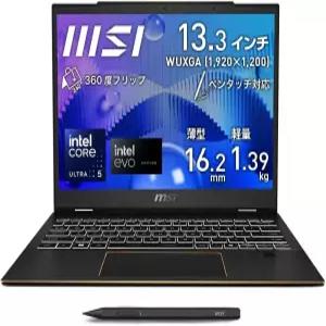 MSI 비즈니스 노트북 서밋 E13 AI Evo 얇고 컴팩트하며 가벼운 3.06파운드 1.39kg 인텔 최신 코어 울트라 5