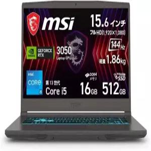 MSI 게이밍 노트북 얇은 15 B13U GeForce RTX 3050 코어 i5-13420H 15.6 메모리 16GB SSD 주사율 144Hz