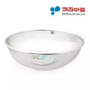 믹싱볼 야채 채망 채반 망 키친아트 2호 바구니 스텐 소쿠리