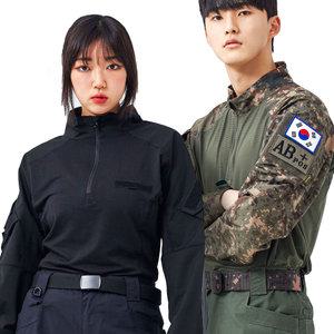 헤세드 전술 컴뱃셔츠 H 검정 디지털 택티컬 밀리터리 룩 군대 군인 서바이벌 육군
