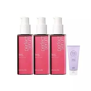 미쟝센 퍼펙트 세럼 스타일링 80ml, 3개+증정(해피바스 마이크로클린 딥버블 클렌징폼 50g, 1개)