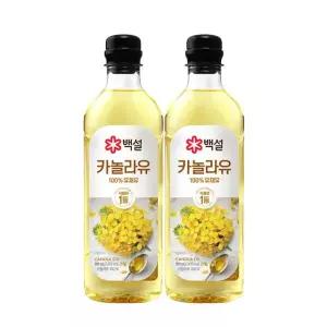[CJ]백설 카놀라유 900ml x2개