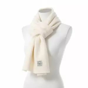토템(TOTEME) Monogram Twill Scarf 254-WSC0115-FB0510 059) 모노그램 트윌 스카프)