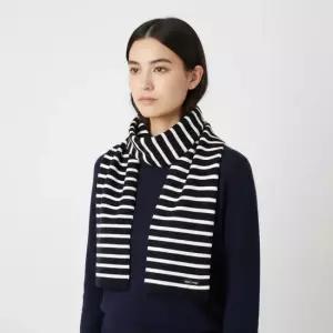 세인트제임스 패세라 2945 NAVY ECUME 두가이 스트라이프 머플러