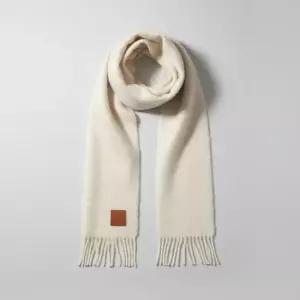 로에베 26SS Logo Patch Scarf in wool and mohair F655254X01 2100) 울 모헤어 로고 패치 스카프)