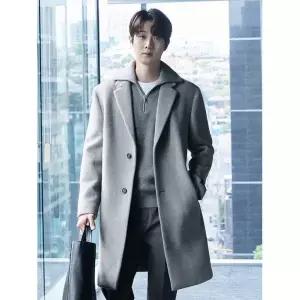 프로젝트엠 남성 투버튼 캐시미어 싱글 코트 EPE4CC1402