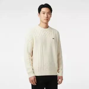 라코스테 패세라 AH5201-55N-XFJ 변형 케이블 크루넥 풀오버 남성 니트