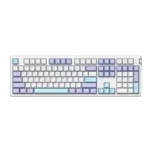 ABKO A108K 3모드 퀵스압 유무선 기계식 키보드 블루 벚꽃축 저소음